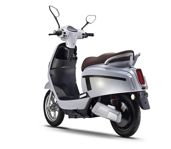 White Electric Scooter